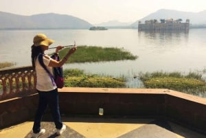 Jaipur: heldags sightseeingtur med bil og guide