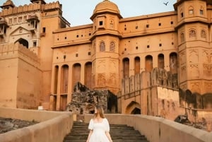 Jaipur: heldags sightseeingtur med bil og guide