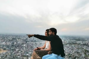 Jaipur: Koko päivän opastettu kaupunkikierros ja vierailu apinatemppelissä