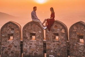 Jaipur: Same Day Amber Fort & Hawa Mahal with Guided Tour