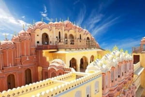 Jaipur: Same Day Amber Fort & Hawa Mahal with Guided Tour