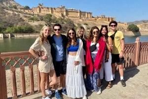 Dżajpur: prywatna wycieczka po mieście z Fortem Amber, studnią schodkową i przewodnikiem