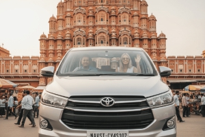 Jaipur: een hele dag sightseeing per auto met gids