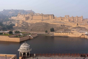 Jaipur : Visite d'une jounée touristique en voiture avec guide de la région