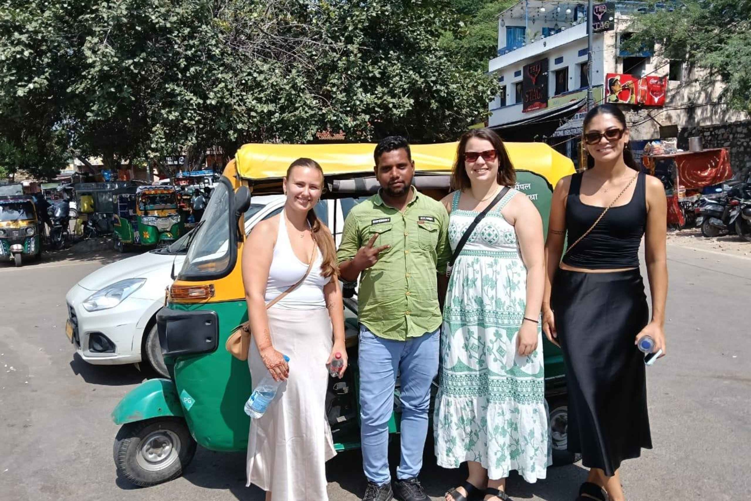 Jaipur: Heldagstur med Tuk-Tuk og sightseeingtur med abetemplet