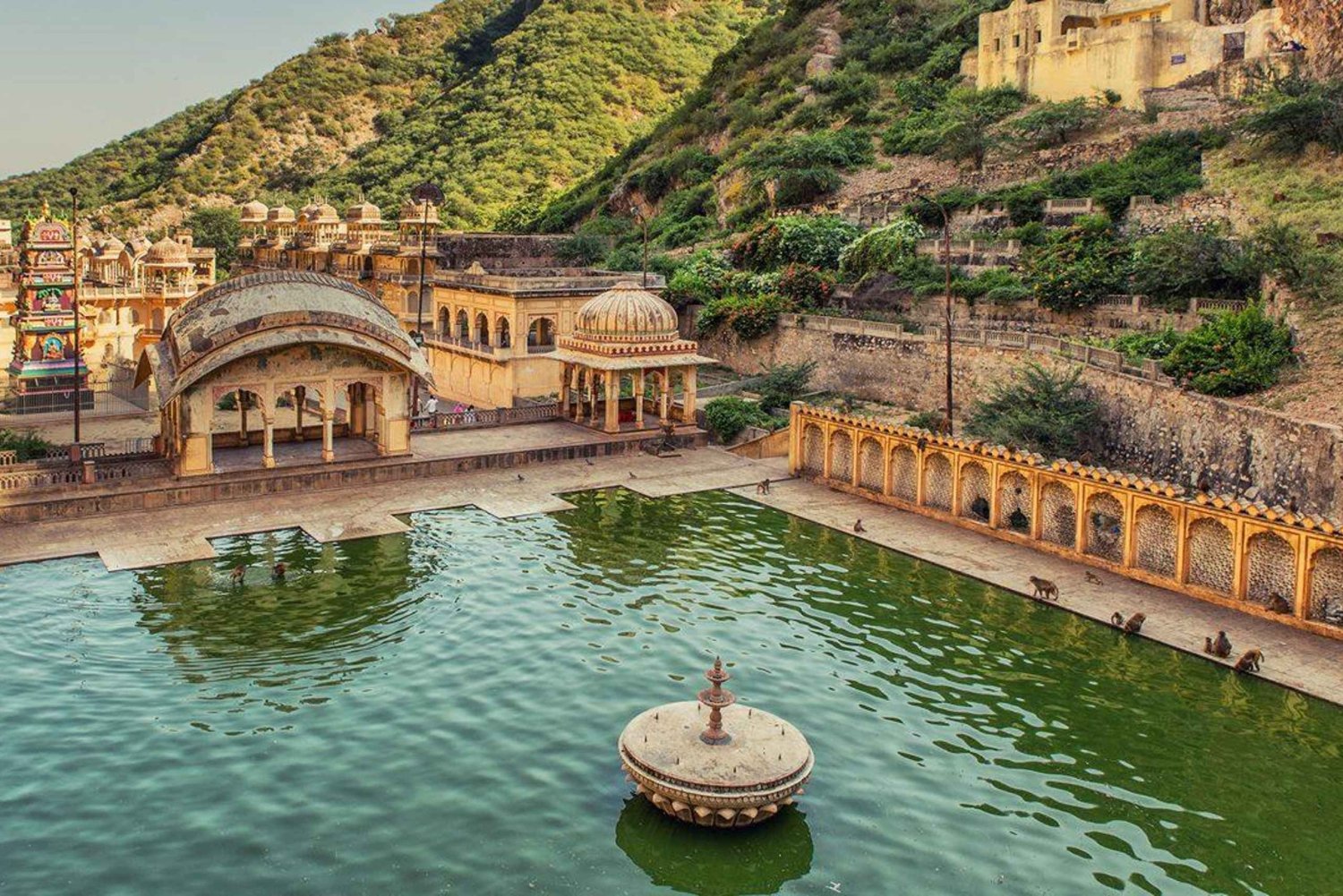 Jaipur: Galta Peeth & Jawahar Kala Kendra und mehr