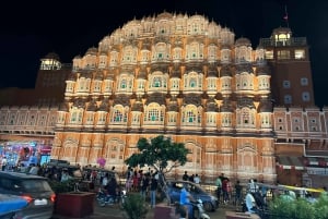 Jaipur: begeleide nachttour met optionele proeverij van eten