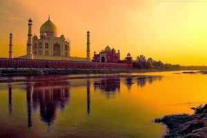 Skip the Line: Sunrise Taj Mahal and Agra Tour from Jaipur