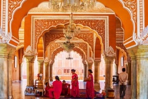 Jaipur: Halvdagsutflykt med guidad sightseeing och blomstermarknad