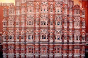 Tour di mezza giornata a Jaipur Forte Amer, Jal Mahal e Hawa Mahal.