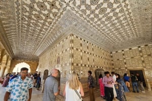 Jaipur: Halv- eller heldags sightseeingtur med guide + afhentning