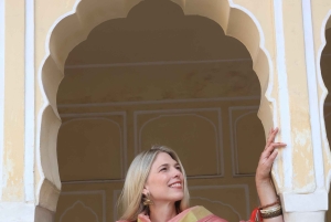 Jaipur: Hawa Mahalin yksityinen valokuvaus paikallisen oppaan kanssa