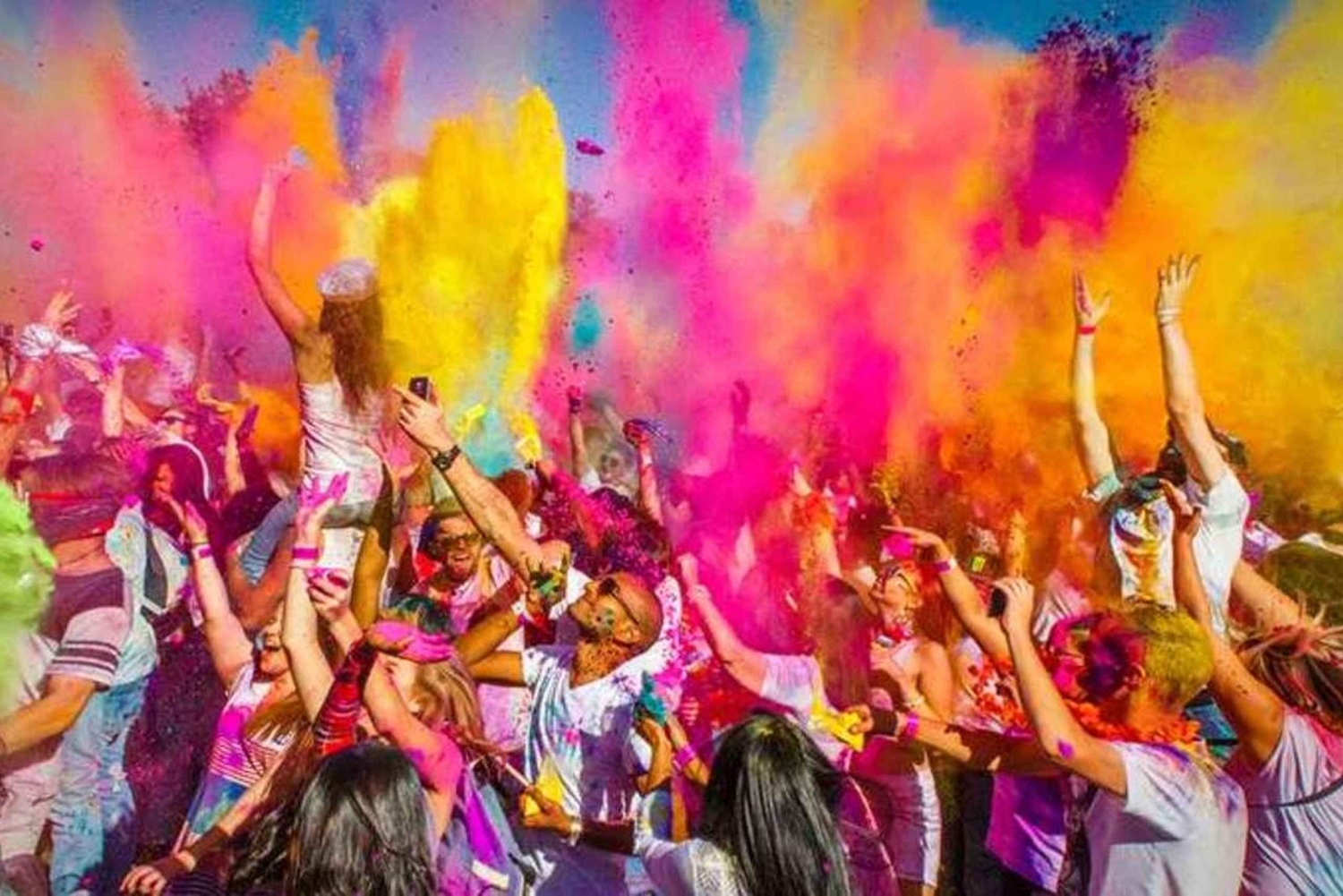 Jaipur: Holi-festivalfeiring med folkemusikk og snacks