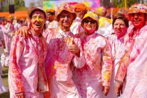 Jaipur: Holi-festivalfeiring med folkemusikk og snacks