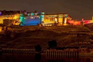 Jaipur: Amber Fort Light & Sound Show med middag