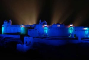 Jaipur: Spettacolo di luci e suoni del Forte di Amber con cena