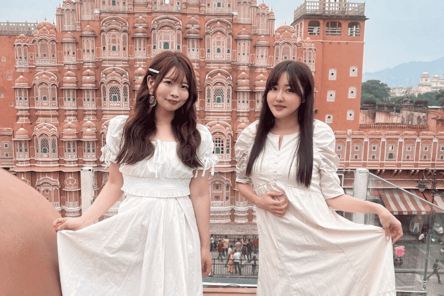 ジャイプル：モンキーテンプルのサンセットを楽しむモーニング／イブニングツアー