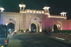 Jaipur: Night Tour of Amer & pink city by an open air jeep