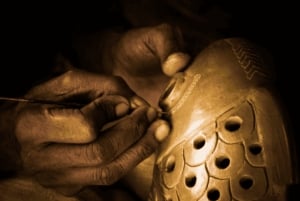 Jaipur: Nizamabad zwarte aardewerkworkshop en dorpsrondleiding