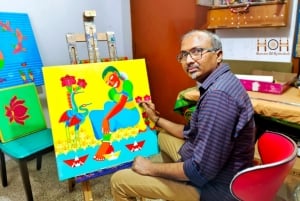 Jaipur: Nizamabad zwarte aardewerkworkshop en dorpsrondleiding