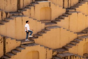 Jaipur: Yökierros Amberissa ja Pink Cityssä avoimella jeepillä