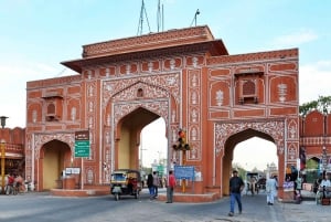 Jaipur: Tour a pie histórico y degustación de comida callejera