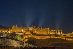 Jaipur: Tur med Nahargarh-solopgang eller Monkey Temple-solnedgang