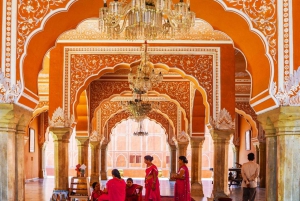 Privat Jaipur halvdagsutflykt med sightseeing och blomstermarknad