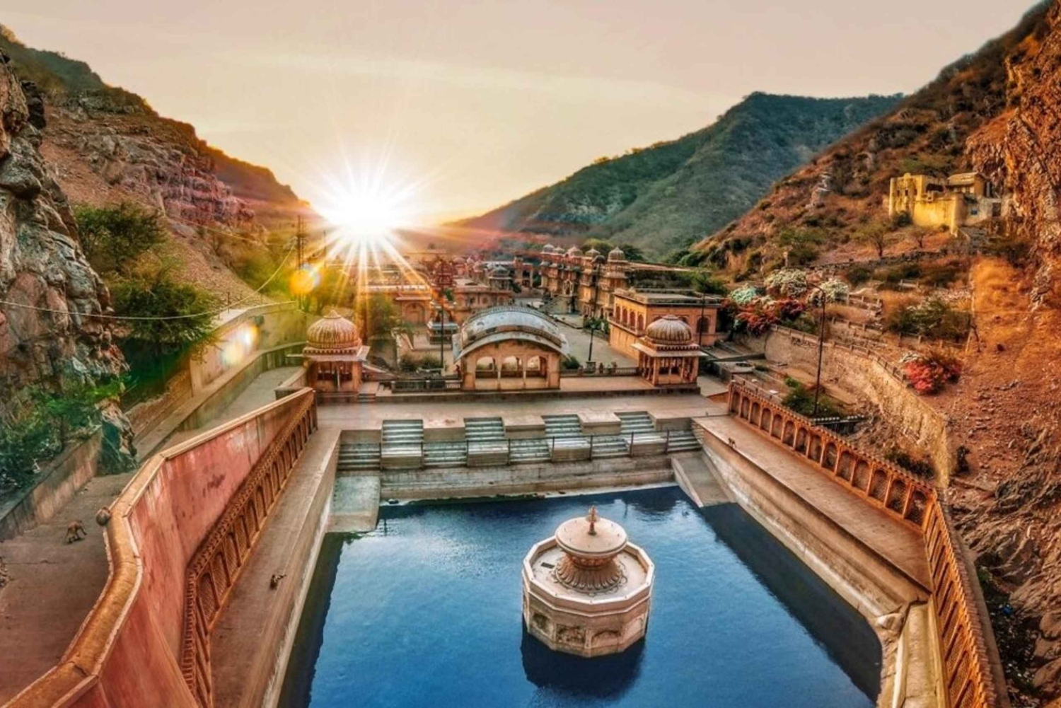 Jaipur Private Temple Tour og nyt Monkey Temple