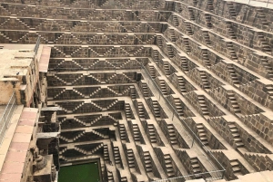 Jaipur: Excursão de um dia ao Forte Bhangarh e ao poço em degraus Chand Baori