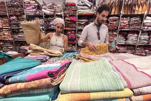 Shopping i Jaipur: Smykker, tekstiler, tæpper og bloktryk