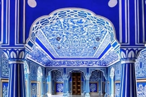 Jaipur sightseeingtur med abetemplet (Galta ji-templet)