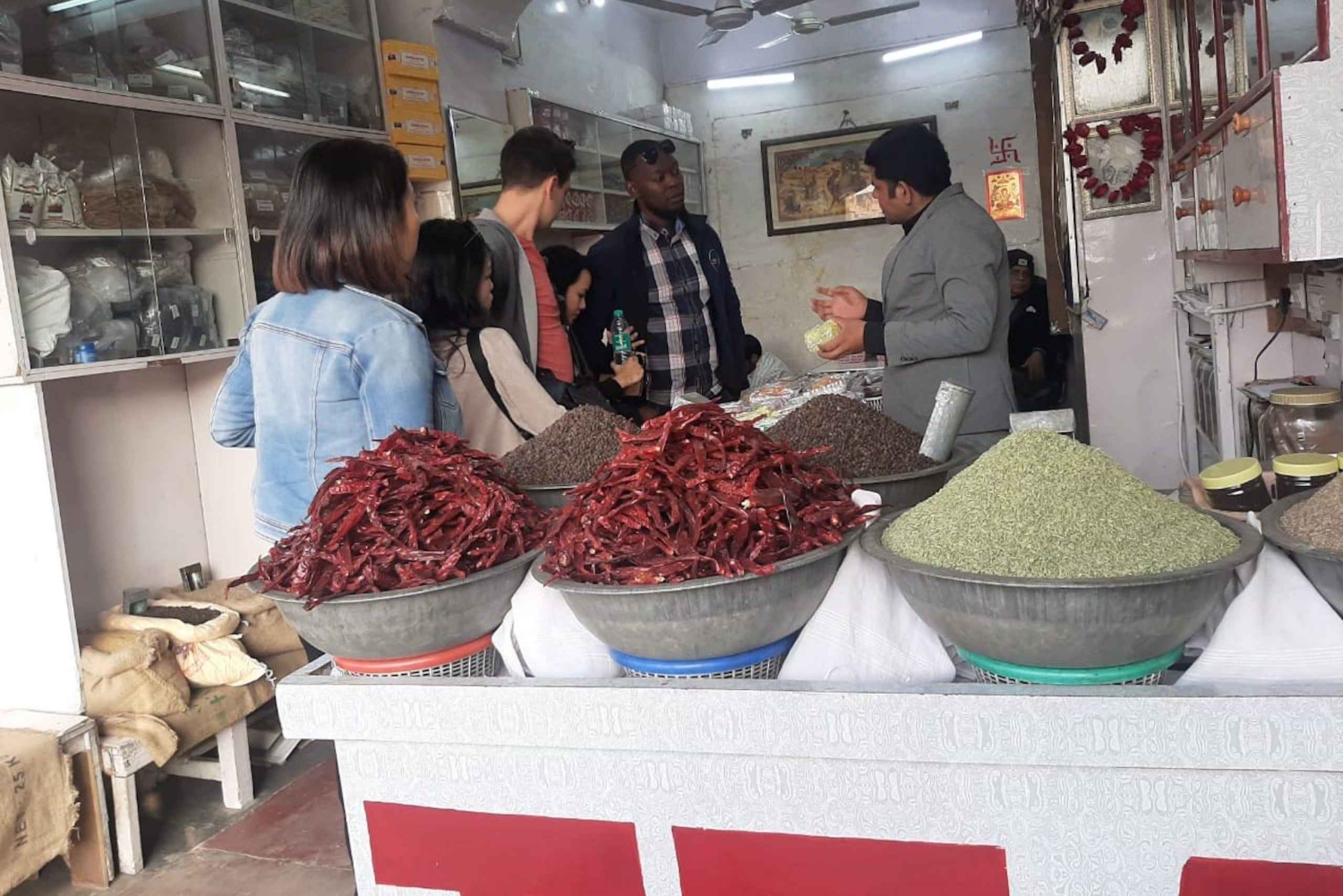Jaipur: Spasertur med kryddermarked og gatemat