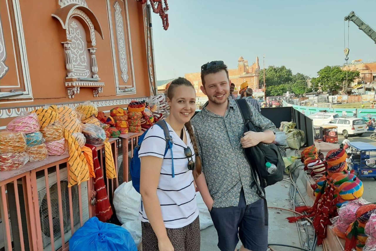 Jaipur: Spasertur med kryddermarked og gatemat