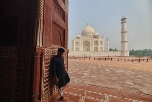Au départ de Delhi/Jaipur : excursion d'une journée au Taj Mahal et à Agra en voiture privée