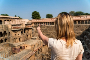 Jaipur til Agra via Chand Baori, Bharatpur og Fatehpur Sikri