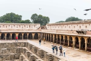 Jaipur til Agra via Chand Baori, Bharatpur og Fatehpur Sikri