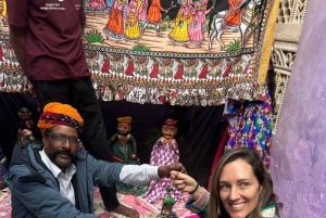 Jaipur: Traditionell Kathputli-docktillverkning