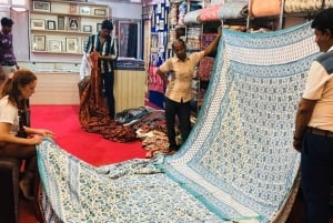 Visite privée de la ville rose de Jaipur avec shopping