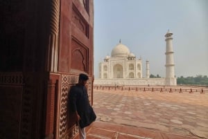 Au départ de Delhi/Jaipur : excursion d'une journée au Taj Mahal et à Agra en voiture privée
