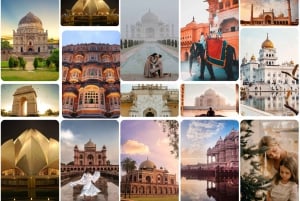 Agra: Taj Mahal-tur uten kø med leie av sari