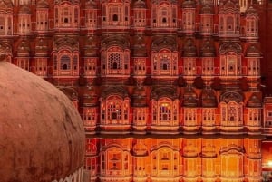 Two days Jaipur tour with guide by private car.