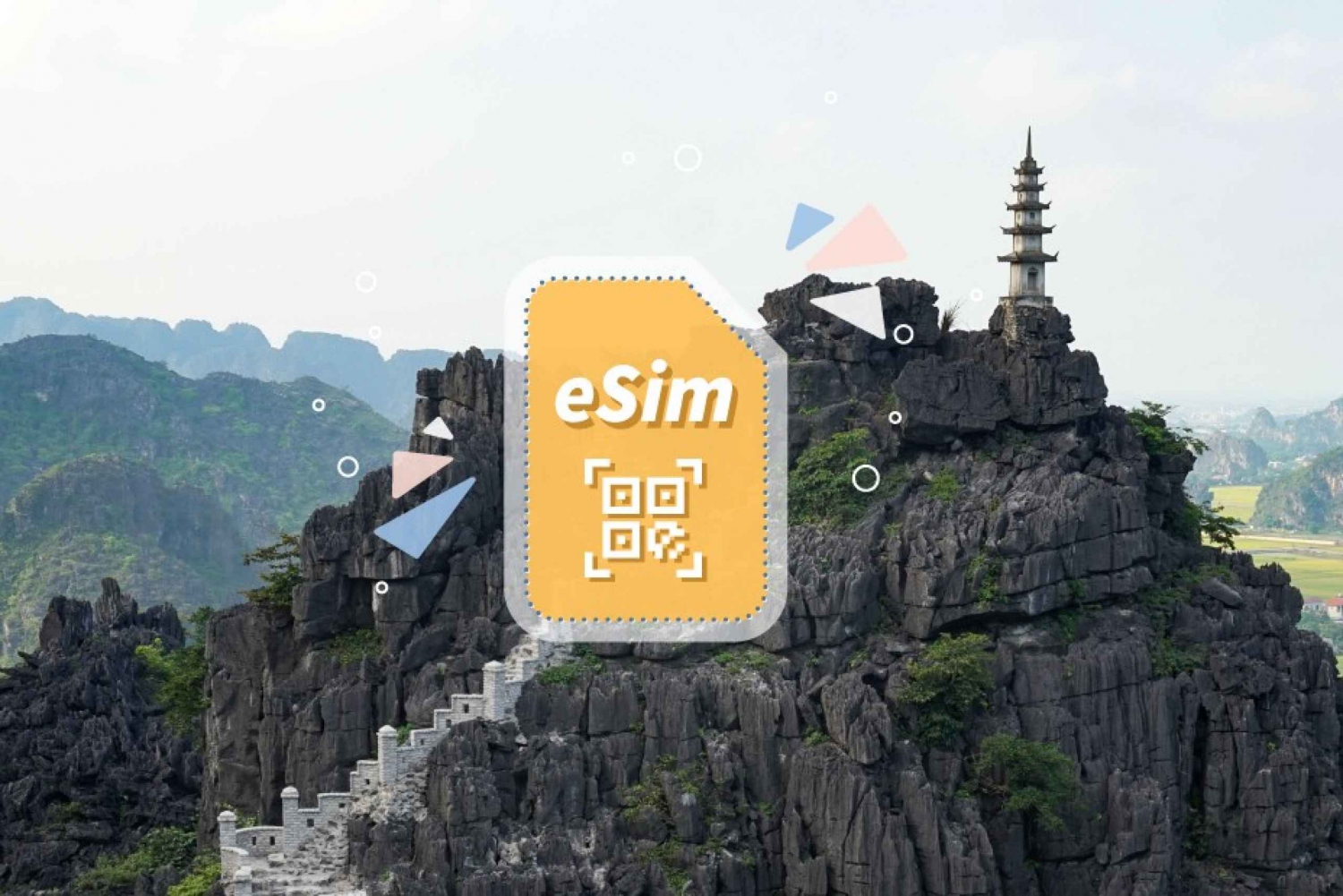 10 asiatiska regioner: eSIM Data Plan
