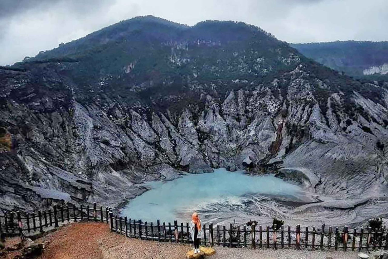 Fra Jakarta : Vulkan, te- og rismarker, varme kilder