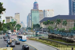 Vanaf het vliegveld: Welkom bij de Hoogtepunten Tour van Jakarta