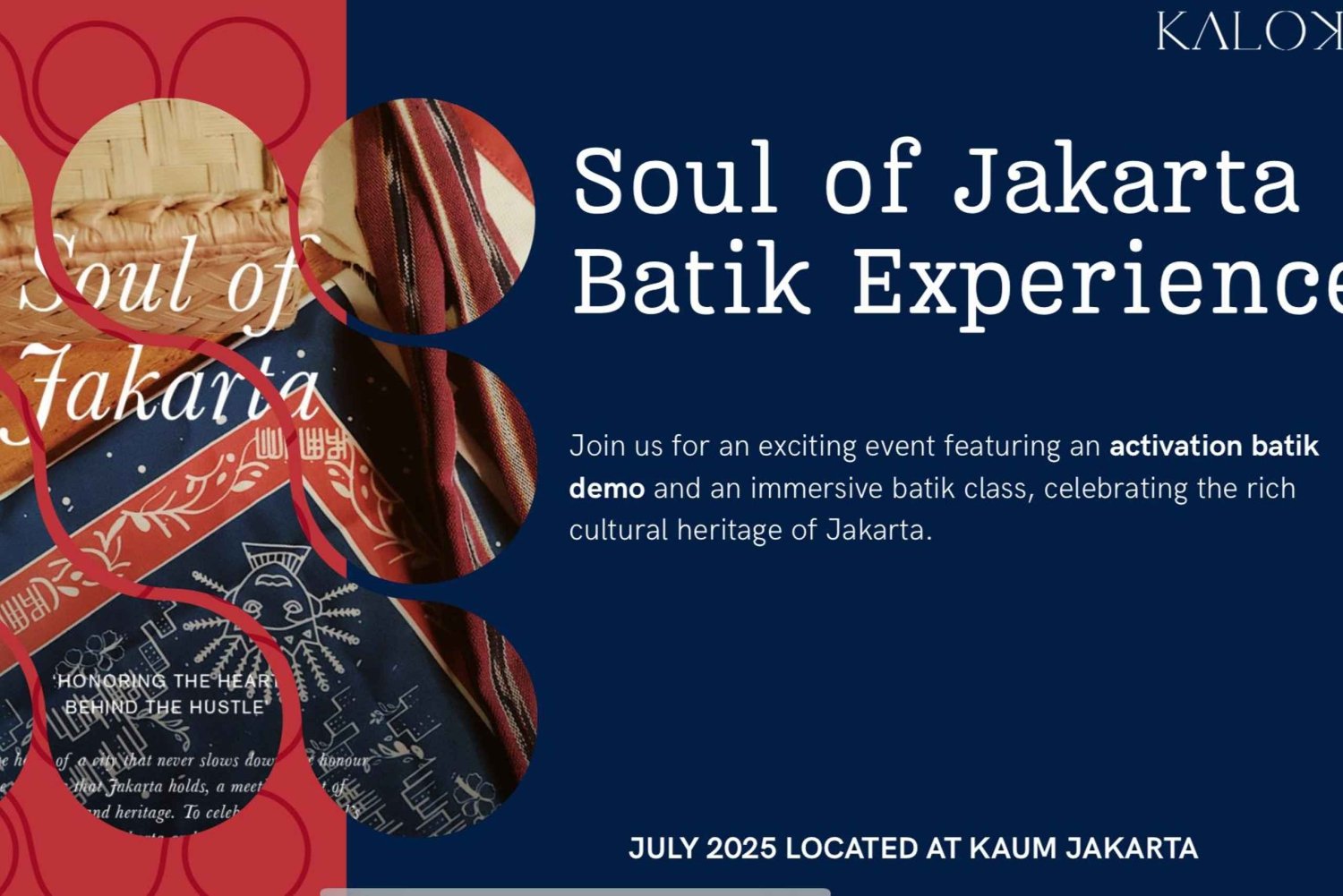 Jakarta: Batikkurs med lokal designer