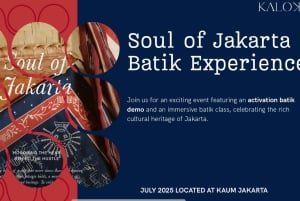 Jakarta: Batikkurs med lokal designer