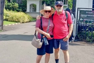 Botanische tuin Jakarta Bogor, rijstterras en waterval