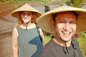 Botanische tuin Jakarta Bogor, rijstterras en waterval