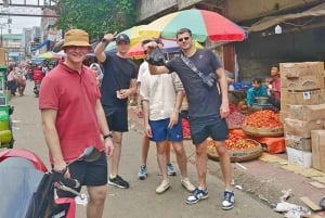 Botanische tuin Jakarta Bogor, rijstterras en waterval